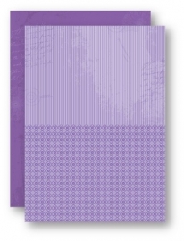 NEVA024 Doublesided background sheets A4 purple stripes