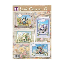 Kaartenpakket lente gnomes 01