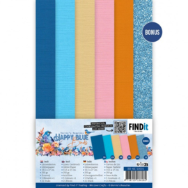 Linen Cardstock Pack - Berries Beauties - Happy Blue Birds - 4K BB-4K-10001