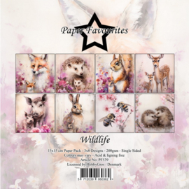 Paper Favourites 15x15 cm Wildlife PF539