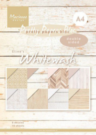 Marianne D Paper pad Eline‘s Whitewash PB7066 A4