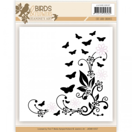 Birds And Flowers - Cut & Embossing Folder - Jeanine's Art JAEMB10007