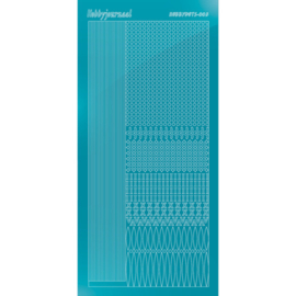 Hobbydots sticker 03 - Mirror Azure Blue