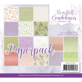 Paperpack - Jeanine's Art - Heartfelt Condolences JAPP10025