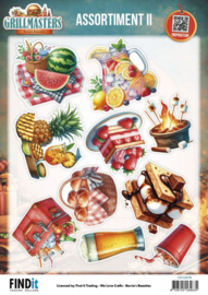 3D Cutting Sheet - Berries Beauties - Grillmasters - Assorti 2 CD12478