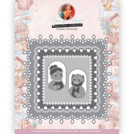 Dies - Yvonne Creations - Young At Heart - Grandparents YCD10340