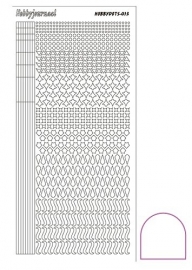 Hobbydots sticker - Adhesive- White  STDA130