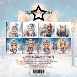 Paper Favourites 15x15 cm Cozy Winter Friends PF601
