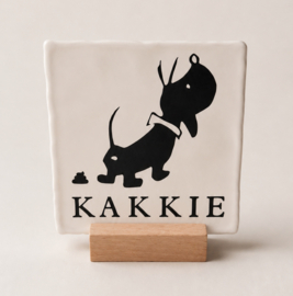 Tegeltje: Kakkie