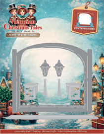Dies - Berries Beauties - Victorian Christmas Tales - A Winter Street Scene  BBD10119