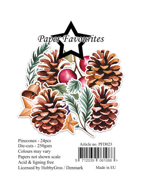 Paper Favourites Die-Cuts Pinecones PFD023