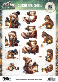 3D Cutting Sheet - Berries Beauties - Good Old Christmas - Girl CD12520