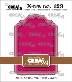 X-tra stansen no. 129, ATC Paneel D Crealies CLXtra129