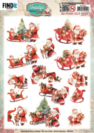 3D Push Out - Berries Beauties -Nostalgic Noel - Nostalgic Sleigh SB10958