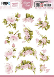 3D Push Out - Precious Marieke - Blossom Blush - Pink  SB10966