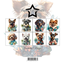 Paper Favourites 15x15 cm Summer Dogs  PF275