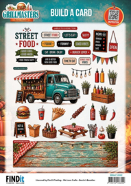 Berrie's Beauties- Build A Card - Grillmasters - Street Food BBBAC10002