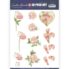 3D Push Out - Jeanine's Art - Sensitive Moments - Calla Lily SB10472