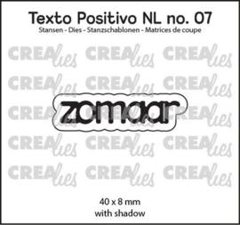 Crealies Texto Positivo zomaar - NL (H) POSNL07 40x8mm