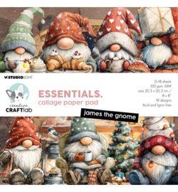 CCL-ES-CPP495 - CCL Collagepapierblok – James the Gnome Essentials nr. 495