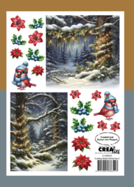 Knipvel Kerst C Crealies CLSVP027