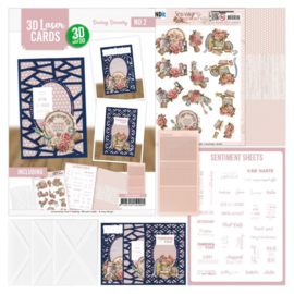 3D and Do - Laser Cards 2 - Sewing Serenity  3DLC10002