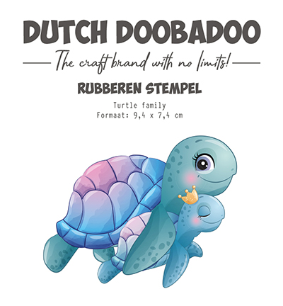 497.004.036 - Rubber stamp Turtle Family