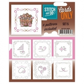 Stitch & Do - Cards only - set 5