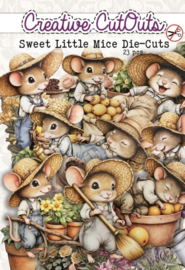 Die cuts - Sweet Little Mice - 23 stuks