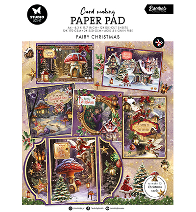 SL-ES-CMP19 - Card Making Pad Fairy Christmas Essentials nr.19