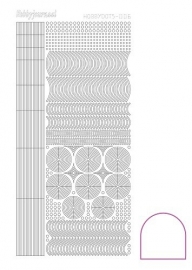 Hobbydots sticker - Adhesive - White  nr.6