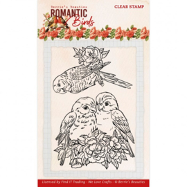 Clear Stamps - Berries Beauties - Romantic Birds - Parrots BBCS10007