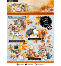 SL-AS-DCPP499 - StudioLight Die-Cut Paper Pad – Die-Cut Paper Autumn Story nr. 499