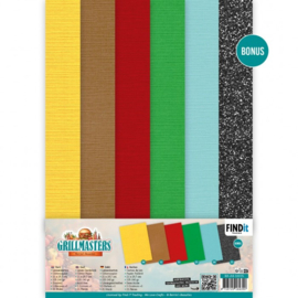Linen Cardstock Pack - Berries Beauties - Grillmasters - A4 BB-A4-10035