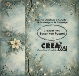 Designpapier Kerst G Crealies CLPZ031