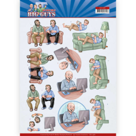 3D Cutting sheet - Yvonne Creations - Big Guys - Workers - Gaming  CD11480