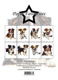 Paper Favourites A6 Farmdogs PFA567