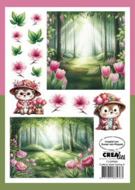 Knipvel Lente A Crealies CLSVP009