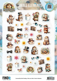 Cutting Sheet - Berries Beauties - Groundhog - Small Elements CD12544
