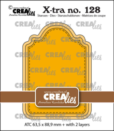 X-tra stansen no. 128, ATC Paneel C Crealies CLXtra128