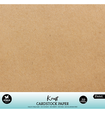 SL-CO-PS49 - Paper Set Cardstock Kraft 250 gsm Essentials nr.49