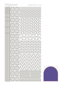 Hobbydots sticker 12 - Mirror - Violet