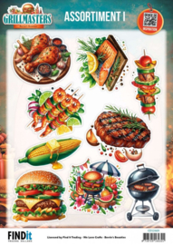 3D Cutting Sheet - Berries Beauties - Grillmasters - Assorti 1 CD12469