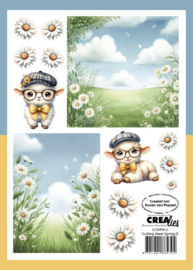 Knipvel Lente D Crealies CLSVP012