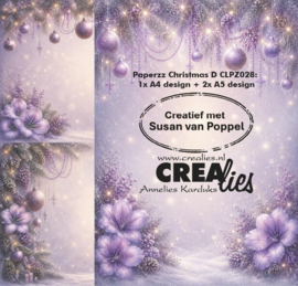Designpapier Kerst D Crealies CLPZ028