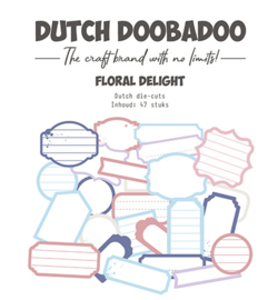 474.007.034 - Floral Delight Dutch die-cuts 47 st.