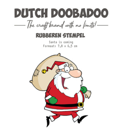 497.004.014 - Rubber stempel Santa is coming