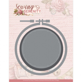 Dies - Amy Design - Sewing Serenity - Embriodery Hoop ADD10332 (ca. 12,5 x 12,5 cm.)