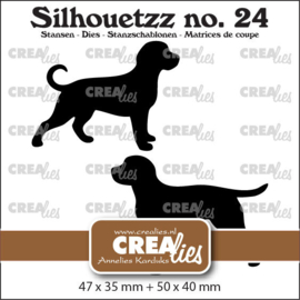 Silhouetzz stansen no. 24, Honden staand