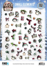 Cutting Sheet - Berries Beauties - Whimsical Christmas - Small Elements  CD12517